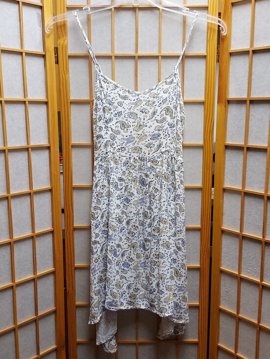 H&M Dresses & Skirts - 🔮 H&M Divided Paisley Boho Handkerchief Flowy Dress Womens XS Juniors S